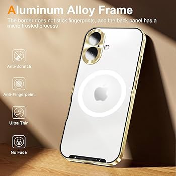 iPhone 16 マグセーフ対応ハードケース Amazon.co.jp: マグセーフ対応 iPhone 16 ケース アルミバンパー